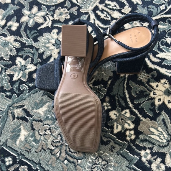 A.P.C. Women's Black Strappy Heels - Picture 3 of 4